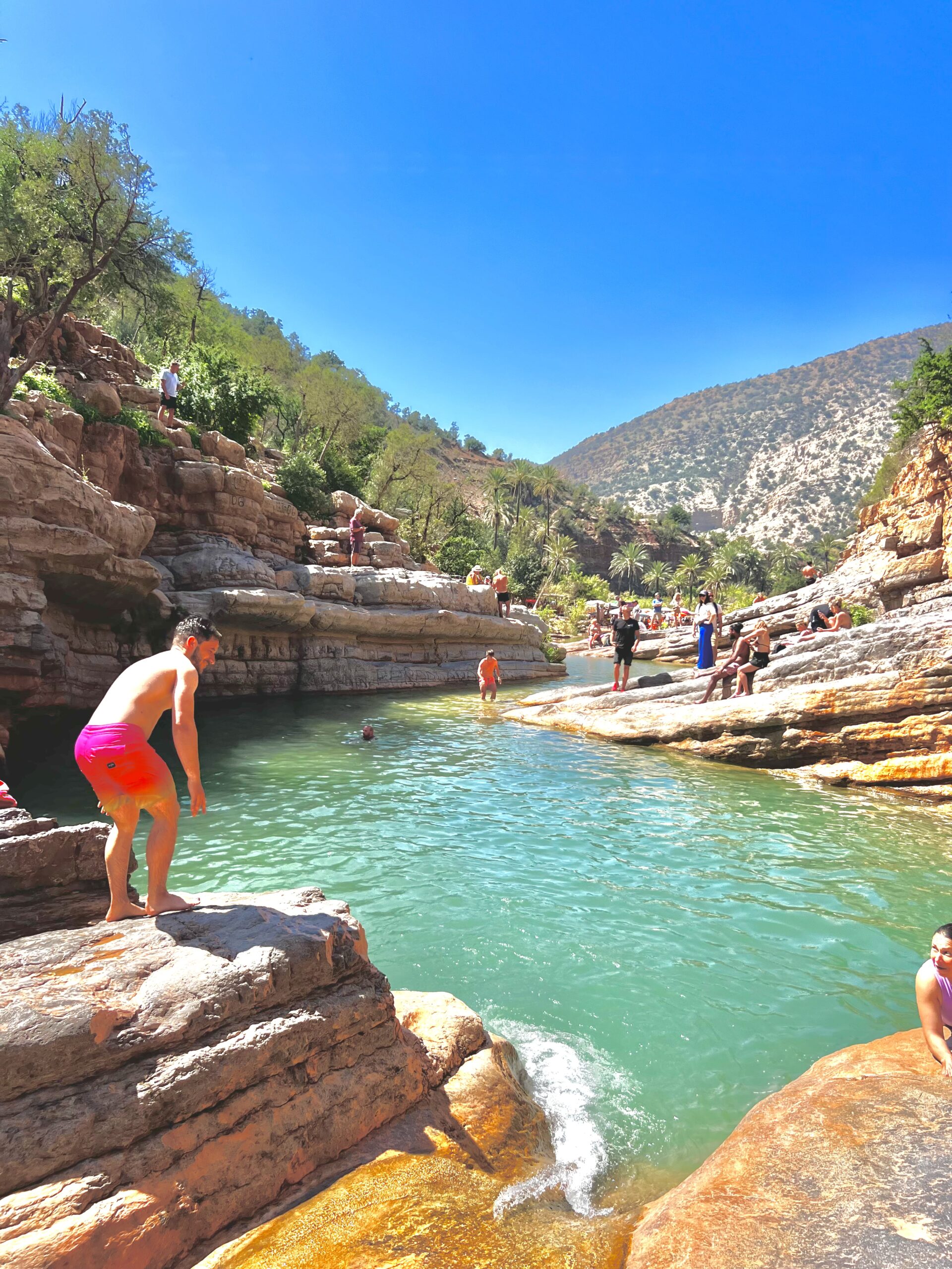 Paradise Valley day trip from Taghazout — natural rock pools in the Atlas foothills