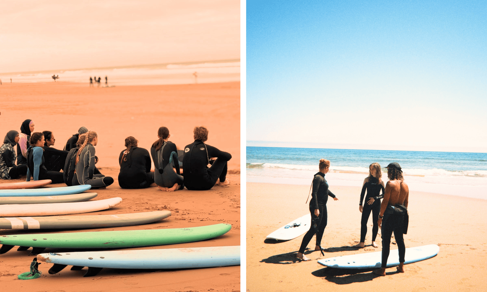 group surf lessons or private surf lessons taghazout which surf lesson to choose in Taghazout